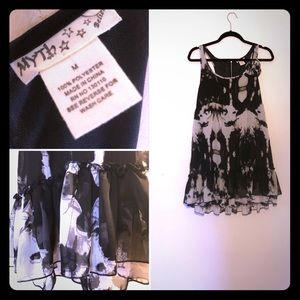 Myth nyc Black and White Tank Top size M
